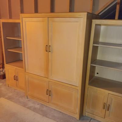 3 PIECE SHELVING UNIT