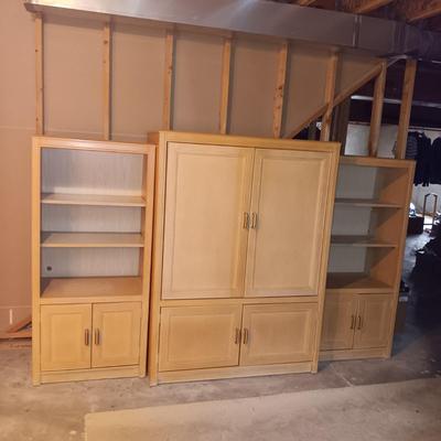3 PIECE SHELVING UNIT
