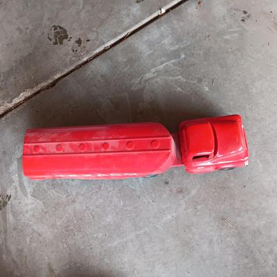 VINTAGE BUDDY L 23" LONG TEXACO TANKER TRUCK TOY