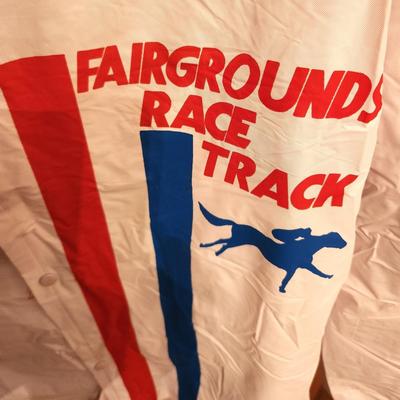 Lot #106 Vintage New Orleans Fair Grounds Race Track Windbreaker - New Old Stock