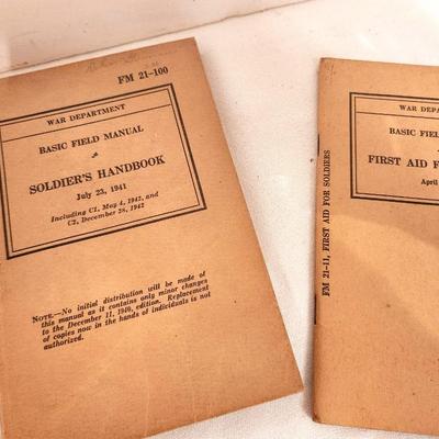 Lot #108 Lot of 4 World War II 1943 War Department Manuals