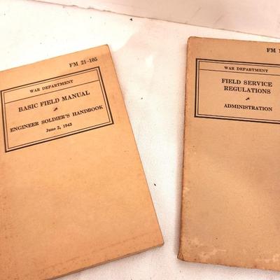 Lot #108 Lot of 4 World War II 1943 War Department Manuals