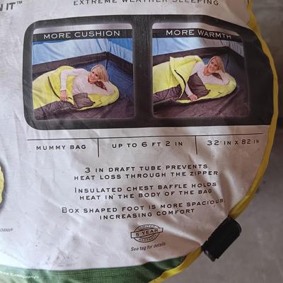 COLEMAN MAX MUMMY SLEEPING BAG * EXTREME WEATHER SLEEPING