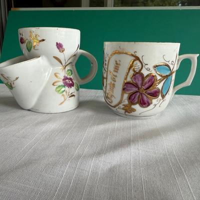 Shaving cup, Mustache drinking cup