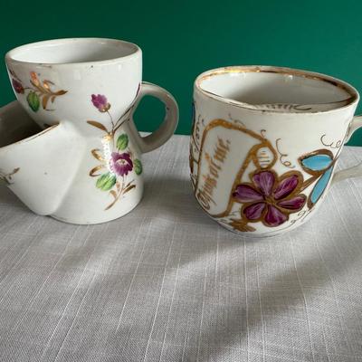 Shaving cup, Mustache drinking cup