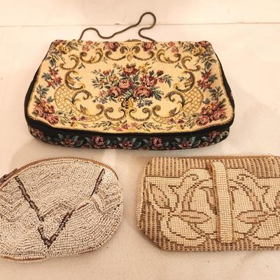 Lot #112 Lot of 3 Vintage Purses