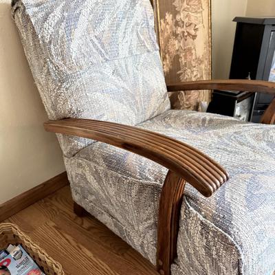 Living Room Chair, relaxing, comfortable and recently upholstered