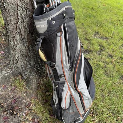 HT2 Affinity Golf Clubs, Bag, Eagle pull cart, Taylor-Made Driver