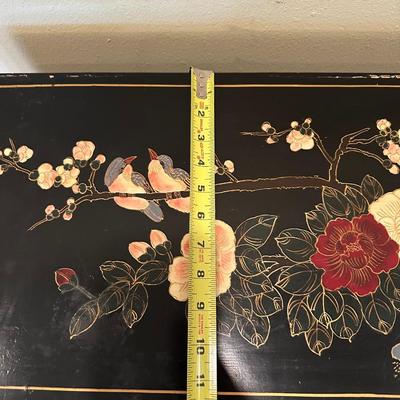 Vintage Chinese Lacquer Cabinet – Birds & Flowers
