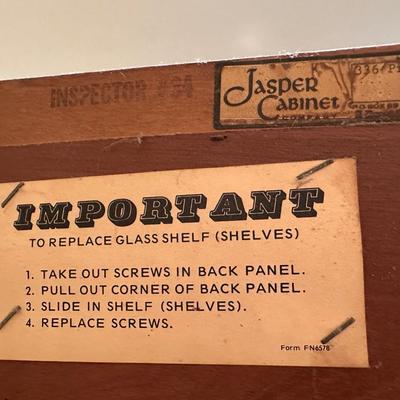 Jasper Mahogany China / Display Cabinet