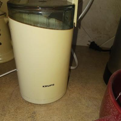 GEVALIA COFFEE MAKER, COFFEE BEAN GRINDER, & MORE