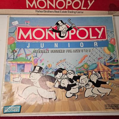 Sale Photo Thumbnail #398: Monopoly might be missing a couple tokens but both games are playably complete.

General disclaimer: this is a previously owned, antique/vintage/retro item. This means that the product may have imperfections or indication of previous wear. Photos taken ar