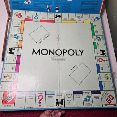 Sale Photo Thumbnail #392: Monopoly might be missing a couple tokens but both games are playably complete.

General disclaimer: this is a previously owned, antique/vintage/retro item. This means that the product may have imperfections or indication of previous wear. Photos taken ar