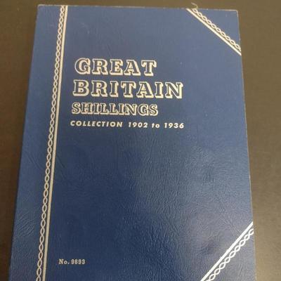 Great Britain Shilling Collection Pre-1936 Circulated Condition (#133)