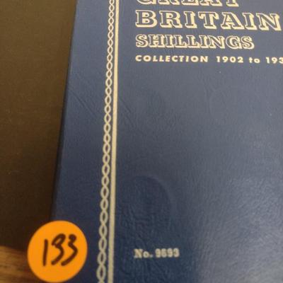Great Britain Shilling Collection Pre-1936 Circulated Condition (#133)