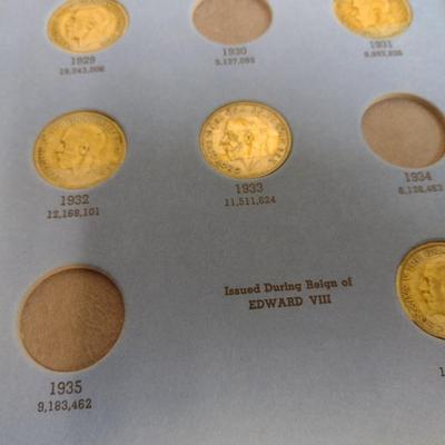 Great Britain Shilling Collection Pre-1936 Circulated Condition (#133)