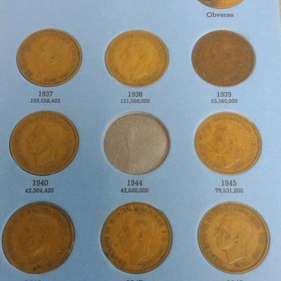 Great Britain Pennies Collection Pre-1930 Circulated Condition (#134)