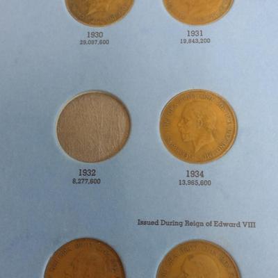 Great Britain Pennies Collection Pre-1930 Circulated Condition (#134)