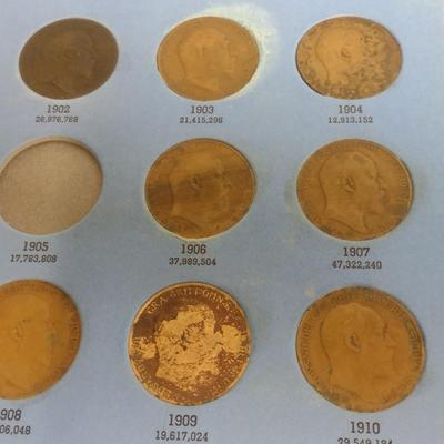 Great Britain Pennies Collection Pre-1929 Circulated Condition (#136)