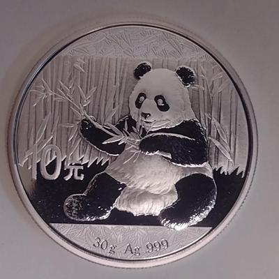 2017 Chinese 10 Yuan Silver 30gram Coin Uncirculated (#137)