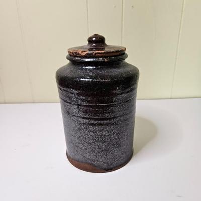 Sale Photo Thumbnail #746: Don't believe the lid included actually goes with the crock but including it in the lot,

General disclaimer: this is a previously owned, antique/vintage/retro item. This means that the product may have imperfections or indication of previous wear. Photos