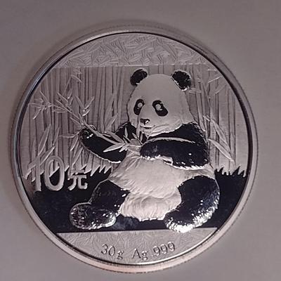 2017 Chinese 10 Yuan Silver 30gram Coin Uncirculated (#140)