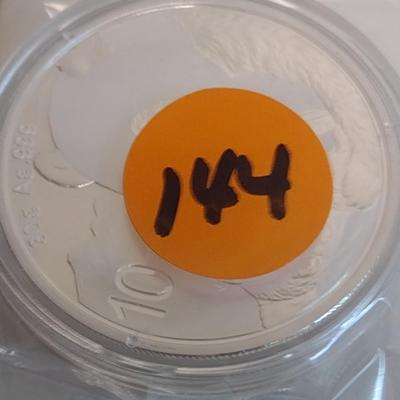 2019 Chinese 10 Yuan Silver 30gram Coin Uncirculated (#144)