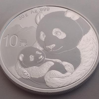2019 Chinese 10 Yuan Silver 30gram Coin Uncirculated (#144)
