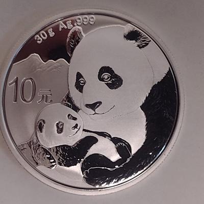 2019 Chinese 10 Yuan Silver 30gram Coin Uncirculated (#144)