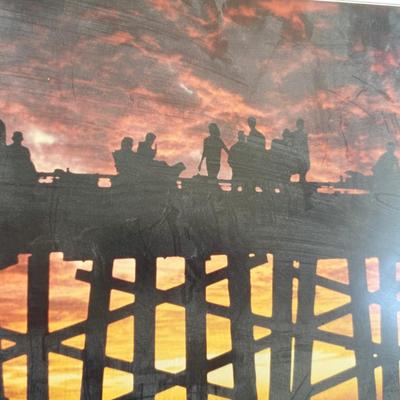 10 Artworks, Cowboy painting, Paper cut dancers, prints, photo