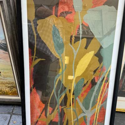 10 Artworks, Cowboy painting, Paper cut dancers, prints, photo
