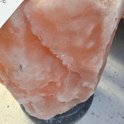 Himalayan faceted Pink Rock Salt lamp