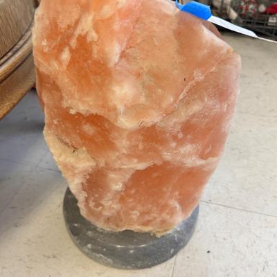 Himalayan faceted Pink Rock Salt lamp