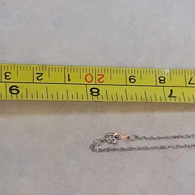 14K White Gold Solomon's Mine Mixed Gemstone Pendant Necklace with Matching Post Earrings 8.2 Grams (#1)