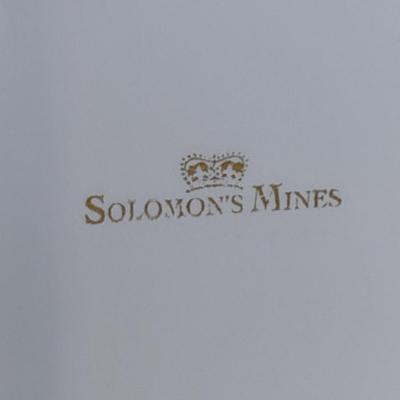 14K White Gold Solomon's Mine Mixed Gemstone Pendant Necklace with Matching Post Earrings 8.2 Grams (#1)