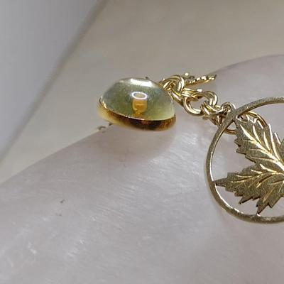 14 Karat Yellow Gold Bracelet with Charms- Approx 7" Long and Total Weight 30.5 Grams (#18)