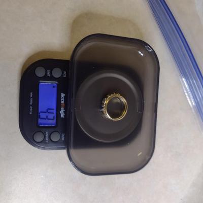 14K Yellow Gold Multi-Gemstone Ring Size 6.5 Total Weight 4.3 grams (#20)