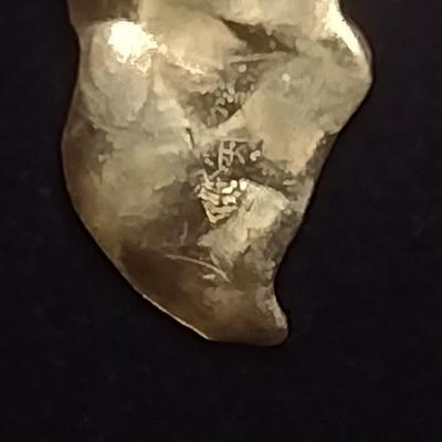 14K Yellow Gold Nassau Island Design Pendant Total Weight 1.3 grams (#25)