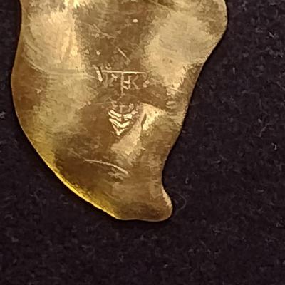 14K Yellow Gold Nassau Island Design Pendant Total Weight 1.3 grams (#25)