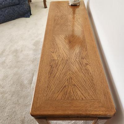 Mid Century Solid Wood Console Table 54x17x27