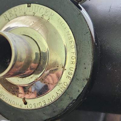 Antique Thomas Edison Home Phonograph w Cylinders Tested