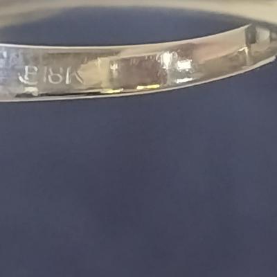 18K White Gold Emerald Cut Citrine and Diamond Cocktail Ring Size 6 Total Weight 6.1 grams (#30)