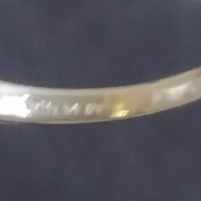 Platinum Diamond Cluster Ring Size 6 Total Weight 6.2 grams (#31)