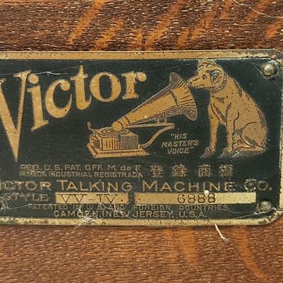 Victor Talking Machine VV-IV 6888 Phonograph Record Player Tested Working