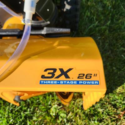 Cub Cadet 3X 26" Snowblower Snow Thrower