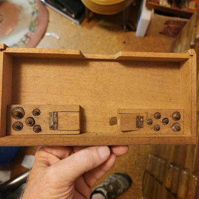Antique Balance Scale w Weights