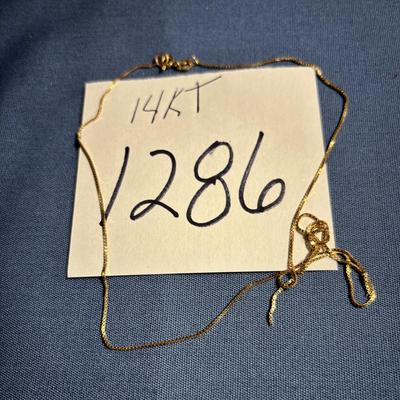 14kt Broken Chain