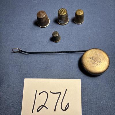 Thimble and Tape Measure