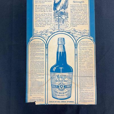 1904 | Pabst Malt Extract | Milwaukee WI