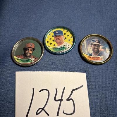 Vintage Topps Baseball Coins